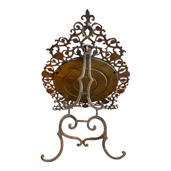 Bacchus Antique Victorian Mirror 🪞 Brass - Picture 4 of 15